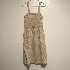 Barely Worn Cream Dress With Pockets